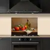 Tomaten - Olijfolie - Stilleven keuken achterwand spatscherm klein -sfeer1