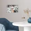 Hert - Sneeuw - Winter - Bos - Dieren poster papier klein -sfeer3
