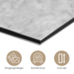 Grijs - Marmer - Mat aluminium wit klein 46 -closeup_DE