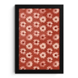 Madelief - Retro - Terracotta fotolijst zwart zonder passe partout klein 224 -3d