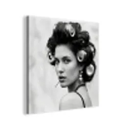 Edgy - Vrouw - Zwart - Wit aluminium wit klein -3d