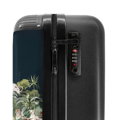 Jungle in de maneschijn Koffer - NBS - Handbagage middel -slot