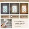 Blauw - Patroon - Snoep Light Box met kabel (Tafellamp) klein -USP_lichtkleurNL