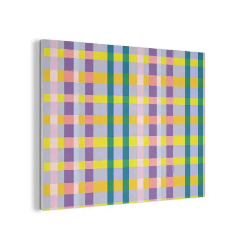 Ruit - Patroon - Kleurrijk PET vilt klein 837 -3d