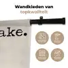 Milkshake - Kers - Rietje Wandkleed katoen klein -sfeer2