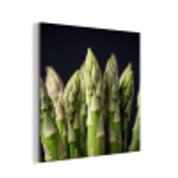 Asperges - Groen - Zwart aluminium wit klein -3d