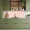 Kraanvogels - Bloesem - Roze keuken achterwand 2 middel 871 -sfeer3