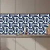 Abstract - Modern - Blauw keuken achterwand 2 middel 871 zz_3dshopping
