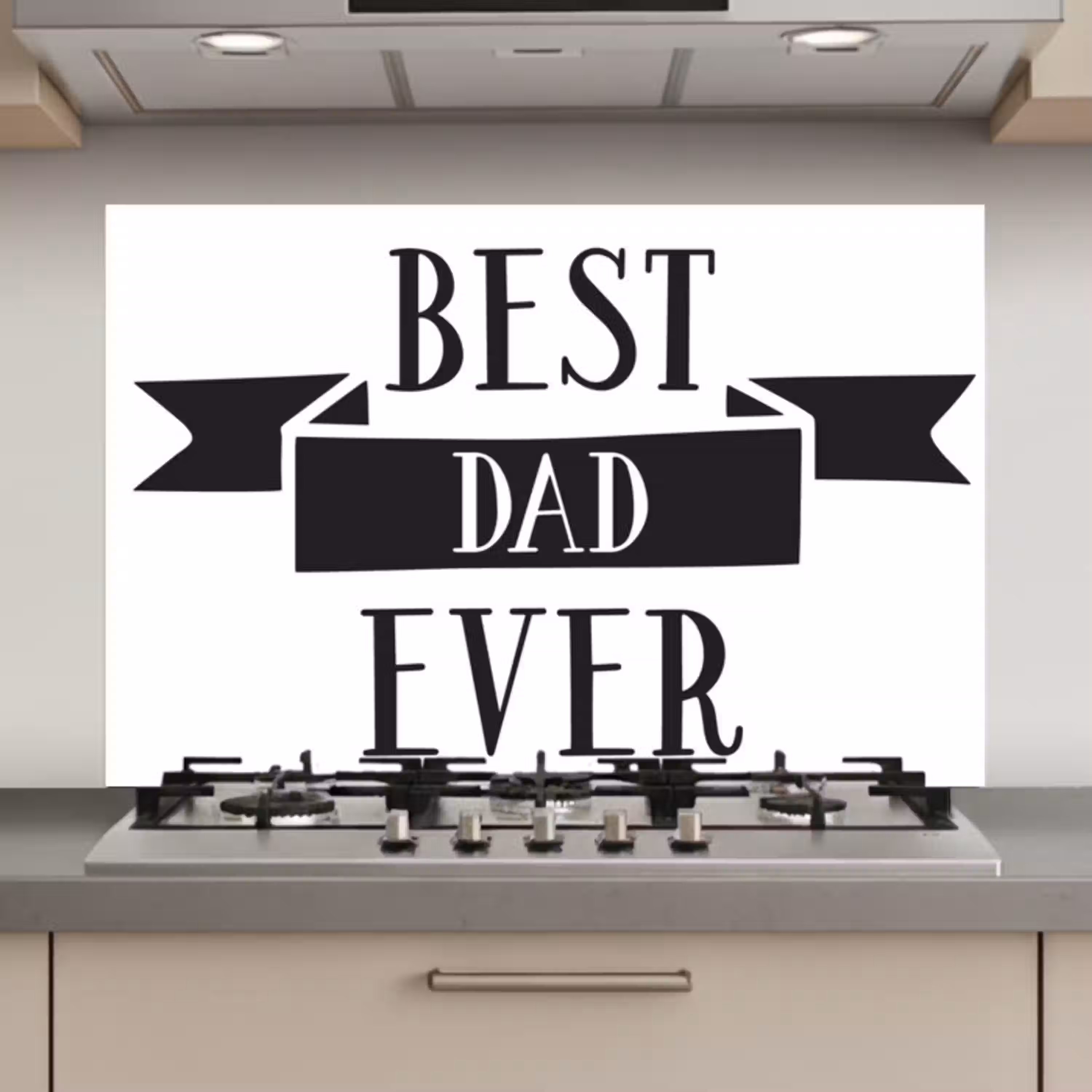 Papa - Quote - Beste papa keuken achterwand spatscherm klein -3d_website