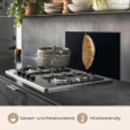 Bladeren - Zwart - Goud - Luxe - Natuur keuken achterwand spatscherm klein -usp_DE