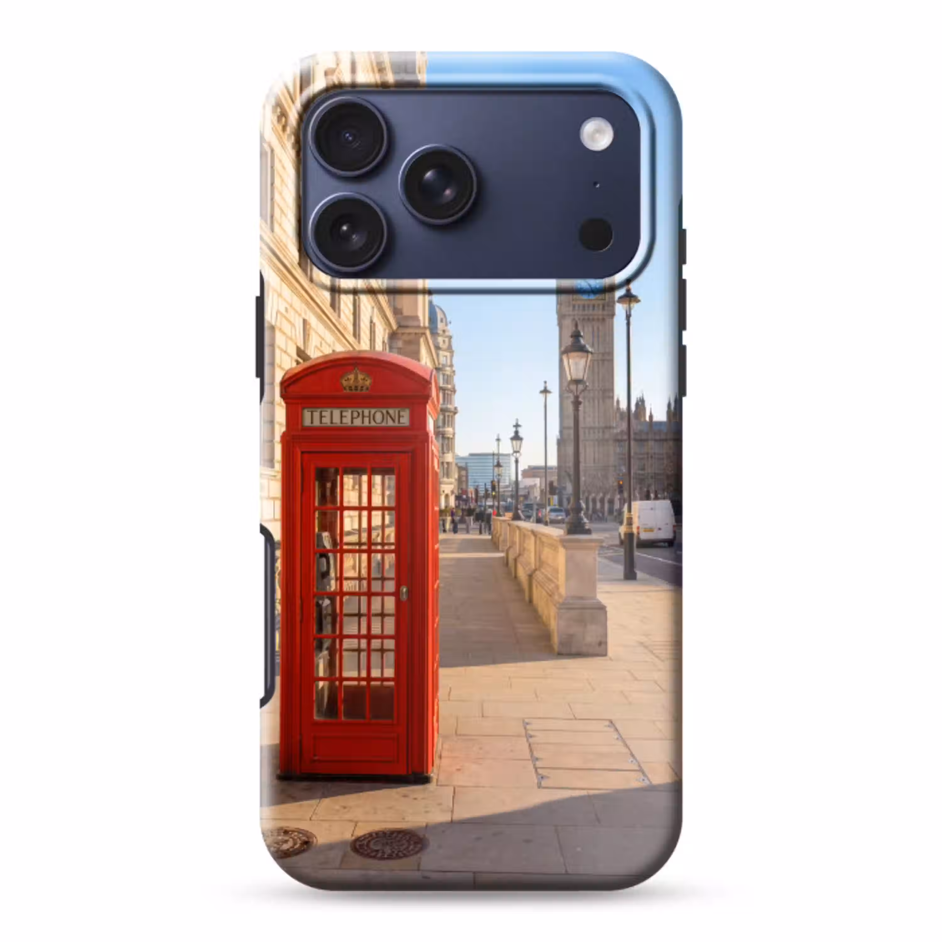 Telefooncel - Rood - Londen - Stad - Architectuur Toughcase MagSafe Apple iPhone 17 Pro Max klein -3d
