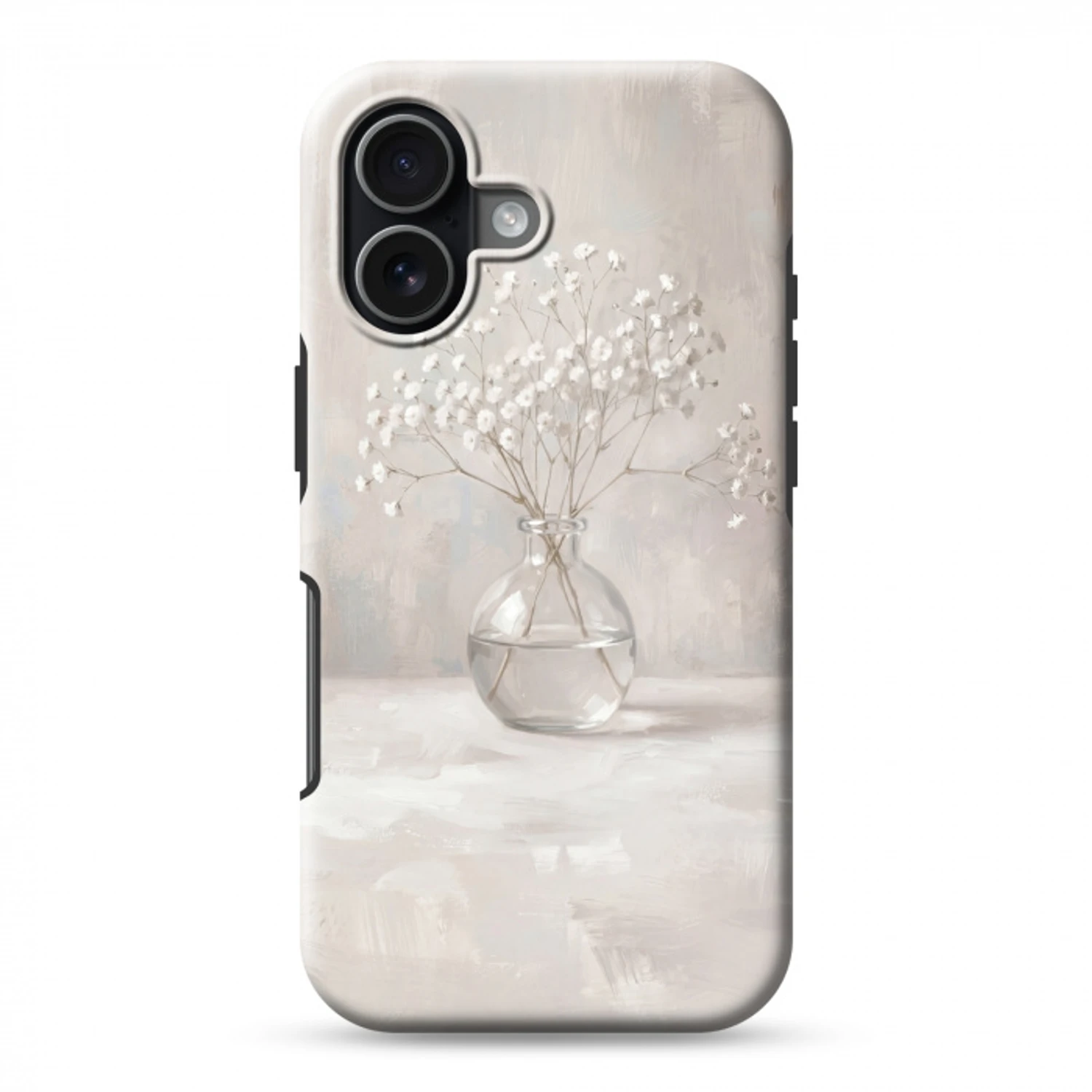 Gipskruid - Vaas - Wit Toughcase MagSafe Apple iPhone 17 klein -3d