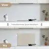 Steen - Beton - Patronen keuken achterwand spatscherm klein 900 -voor_na_NL