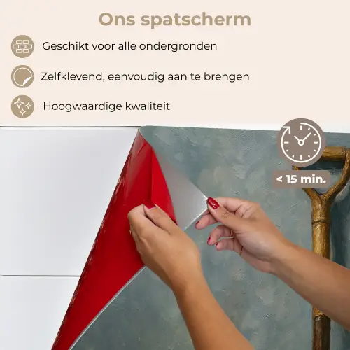 Schep - Gereedschap - Schilderij keuken achterwand spatscherm klein -spatscherm_NL