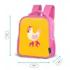 Kip - Rolschaatsen - Geel Kinderrugzak - Roze middel -productfoto_formaten