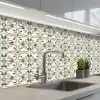 Floraal - Patroon - Kleurrijk keuken achterwand 2 middel 871 -3d_schuin