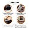 Vrouw - Drankenfruit - Rozen Inductie beschermer vinyl 3mm klein -zzzzzzz-td-werking