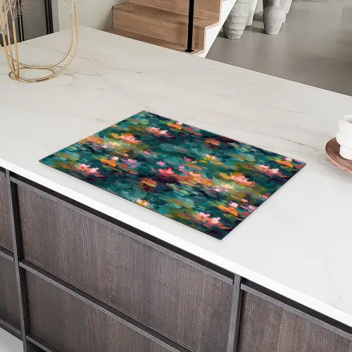 Waterlelies - Vijver - Water Inductie beschermer vinyl 3mm klein 276 -sfeer8