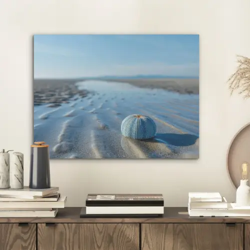 Strand - Schild - Water - Blauw PET vilt klein -sfeer1