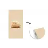 Schaap - Beige - Bloemen fotobehang vinyl groot -3d