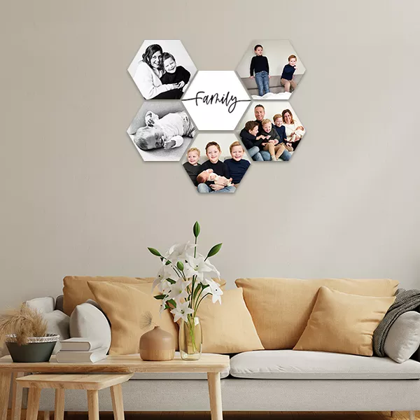 Gratis hexagon 6 stuks