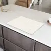Valentijn - Hart - Wit - Zwart Inductie beschermer vinyl 3mm klein 276 -sfeer8