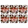 Koeienprint - Limited edition - Rood onderzetter kurk middel -3d
