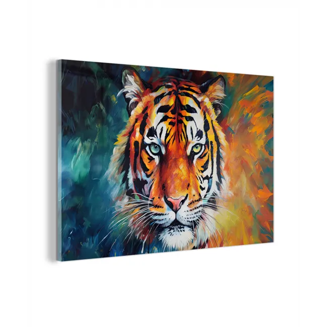 Tijger - Dieren - Olieverf - Kunst plexiglas 5mm klein -z3d