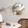 Gebouw - Palmbomen - Beige - Zon Wandcirkel plexiglas klein -sfeer4