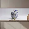 Appel - Blauw - Klassiek keuken achterwand 2 middel zz_3dshopping
