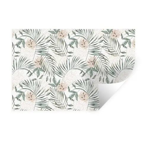 Monstera - Palmblad - Jungle - Tropisch Muursticker klein -3d