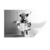WC - Toilet - Krant - Schotse Hooglander - Zwart Wit Muursticker klein -3d