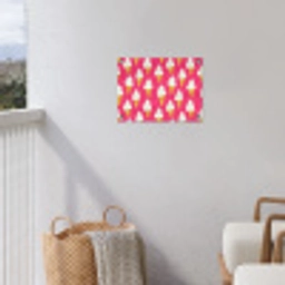 Softijs - Horentje - Roze tuinposter los doek klein 239 -sfeer8