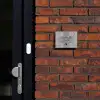 Grijze tegels - Sierlijk Naambord Rechthoek middel -sfeer1-rechthoek-S