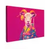 Geit - Hoorns - Kimono - Kleurrijk canvas 2cm klein -z3d