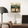 Boom - Kunst - Maan - Watercolor aluminium wit klein -sfeer5