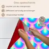 Patroon - Regenboogwaaier - Neon keuken achterwand spatscherm klein 900 -spatscherm_NL