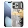 Goud - Luxe - Acryl - Kunst Telefoonhoesje iPhone 17 Pro Max klein -3d