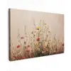 Wilde bloemen - Penseelstreken - Rustgevend canvas 2cm klein -z3d