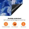 Palmblad - Patroon - Blauw Inductie beschermer vinyl 3mm klein 276 -zzzzzzz-td-onderkant