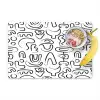 Vormen - Abstract - Zwart - Wit Placemat vinyl groot 368 -zzzproduct_Kitchenyeah-website