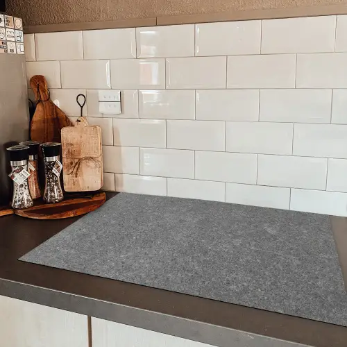 Grind en Grijs Inductie beschermer vinyl 3mm klein -sfeer3