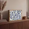 Bladeren - Klimop - Donkerblauw Light Box met batterij (Wandlamp) middel -sfeer2