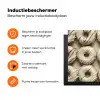 Donuts - Chocolade - Wit - Beige Inductie beschermer vinyl 3mm klein -zzzzzzz-td-ups