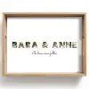Baba & Anne - Lettercollage Dienblad Rechthoek middel -z3d_shopping