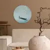 Bloesems - Minimalistisch - Wateroppervlak - Boot Wandcirkel kunststof plaat 5mm dik klein -sfeer1