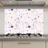 Terrazzo -  Patroon - Zacht - Snoep keuken achterwand spatscherm klein 900 -3d_website