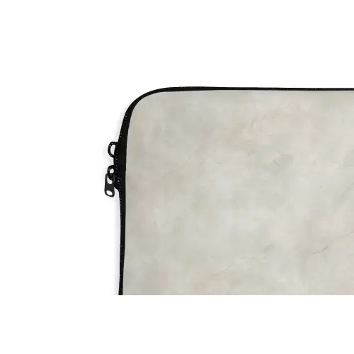 Crèmebeige - Marmer - Aders laptophoes neopreen klein 279 -detail