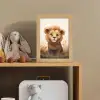 Leeuw - Dieren - Kinderen - Bruin - Meisje Light Box met kabel klein -sfeer2_kind