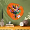 Kaartje - Boeket - Bloemen Wandcirkel Organisch Plexiglas middel -sfeer2